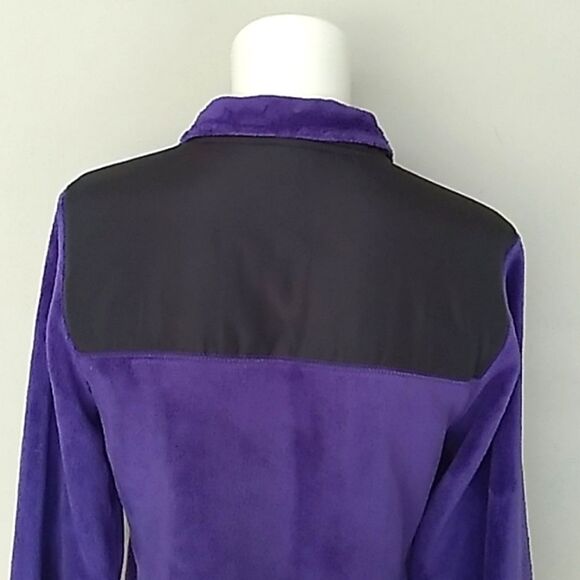 Danskin Purple/Black Fleece Zip Up Jacket. Sz S/CH - Picture 9 of 12